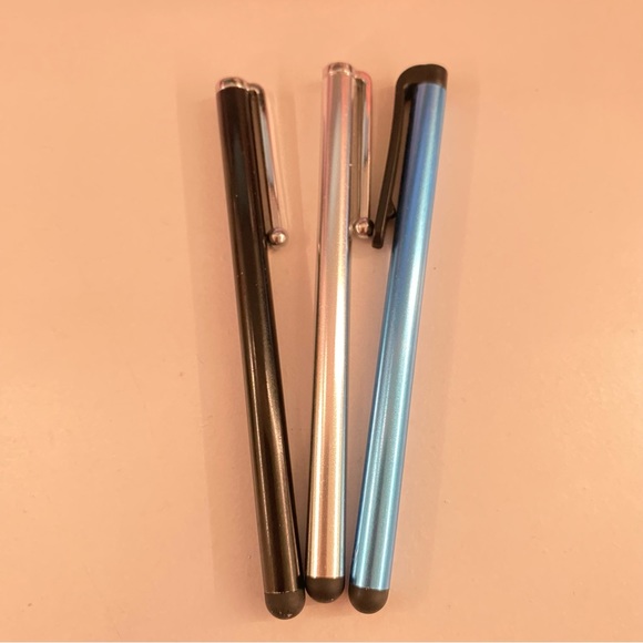 3 phone screen pens pencils small size office easy screen touch drawings - Picture 1 of 4